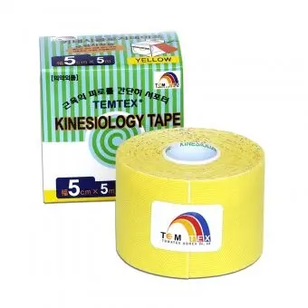 8405_TEMTEX KINESIO TAPE ZLUTA 5 CM X 5 M
